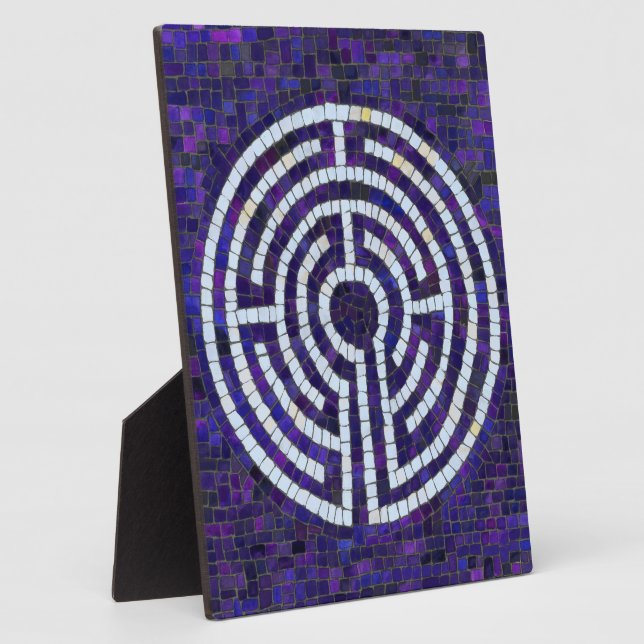 LABYRINTH VIII 8x10 Plaque with Easel (Side)