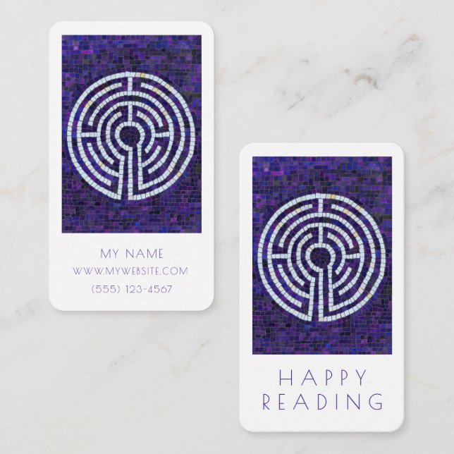 LABYRINTH VIII Business Bookmark - 3.5x2 Card (Front/Back)