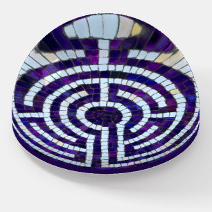 LABYRINTH VIII Dome Paperweight