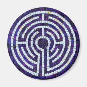 LABYRINTH VIII Round Magnet