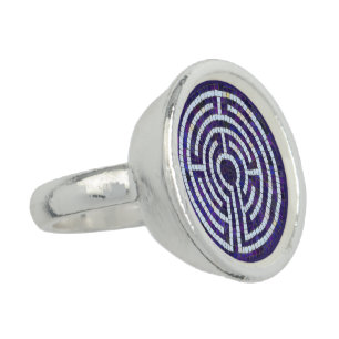 LABYRINTH VIII Sterling Silver Ring