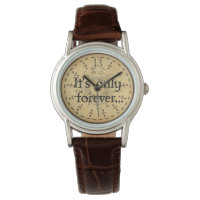 Labyrinth watch, 13 hour clock, It's only forever