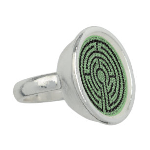 LABYRINTH XIV Sterling Silver Ring