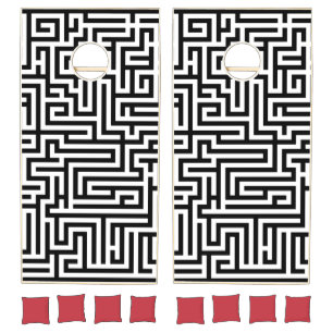 Labyrinth-  Zazzle_Growshop. Cornhole Set