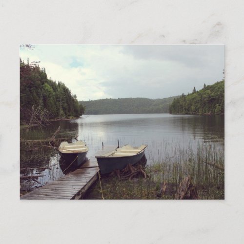 Lac  leau clair postcard
