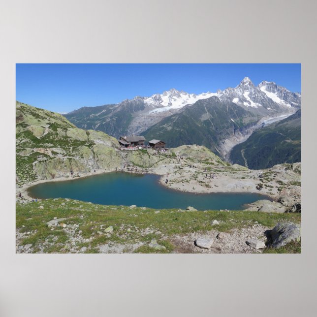 Lac Blanc Chamonix Poster (Front)