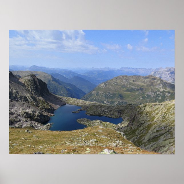 Lac Cornu French Alps Chamonix area Poster (Front)