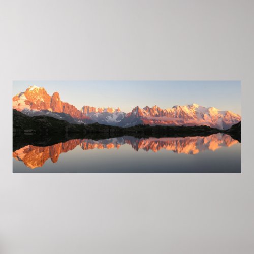 Lac de Cheserys reflection Poster