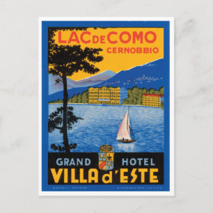 Lac de Como Postcard