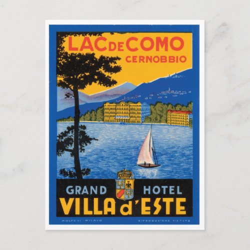 Lac de Como Postcard