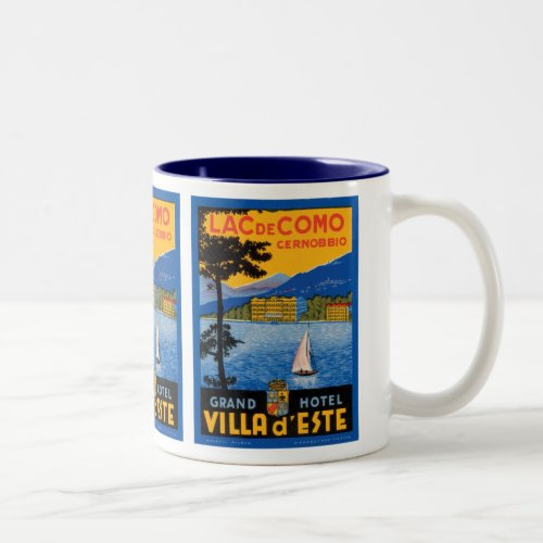 Lac de Como Two_Tone Coffee Mug