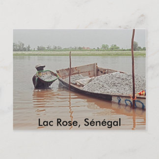 Lac Rose, Sénégal Postcard