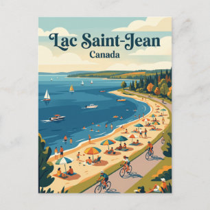Lac Saint-Jean Canada Postcard