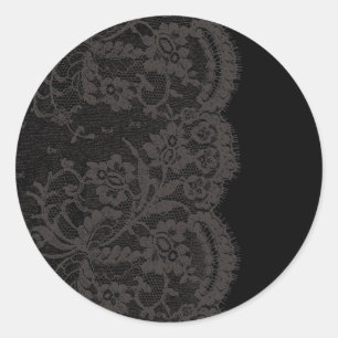 Lace 2 classic round sticker