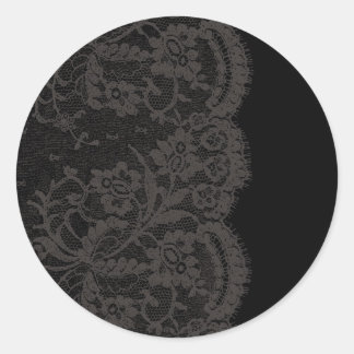 Lace 2 classic round sticker