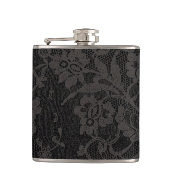 Lace 2 Flask by boutiquey at Zazzle