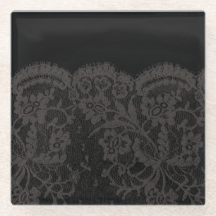 Lace 2 glass coaster