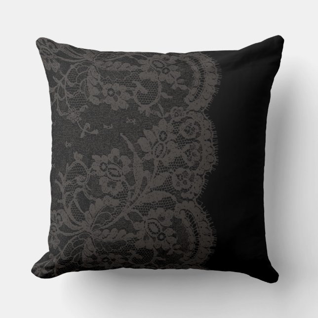 Lace 2 throw pillow (Front)