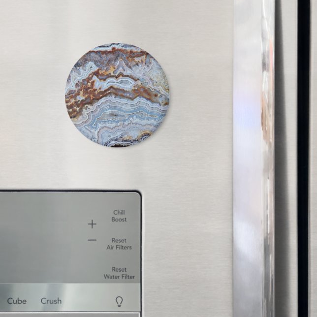 Lace Agate Rock Pattern Magnet (In Situ (Fridge))