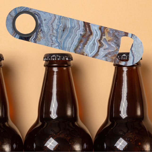 Lace Agate Rock Pattern Speed Bottle Opener (In Situ Beer Bottles)