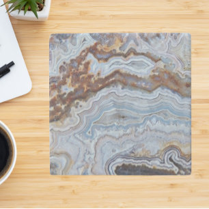 Lace Agate Rock Pattern Stone Coaster
