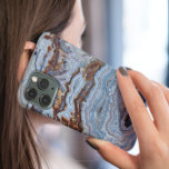Lace Agate Stone Pattern Case-Mate iPhone 14 Case<br><div class="desc">Protective phone case for your Apple iPhone and features an image of the lacy patterns of a slab of Lace Agate stone. Select case for your iPhone model and select case style. A great gift idea for the rock hound!</div>