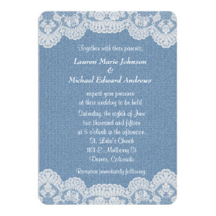 Denim Wedding Invitations 7