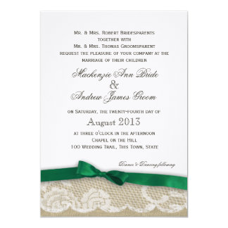 Emerald Green Wedding Invitations Announcements Zazzle Fl Wedding Invitations In Emerald Green