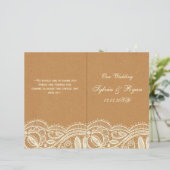 Lace and Kraft Paper Wedding (Standing Front)