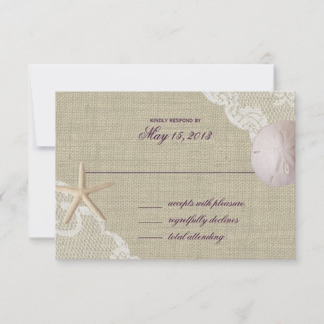 Lace and Sand Dollar Beach Response (Front)