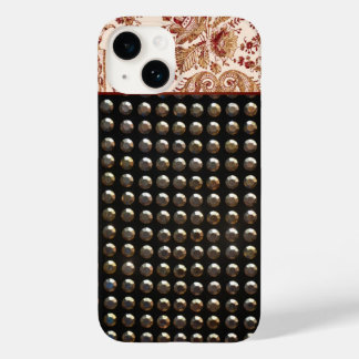 Lace And Studs Pattern Case-Mate iPhone 14 Case