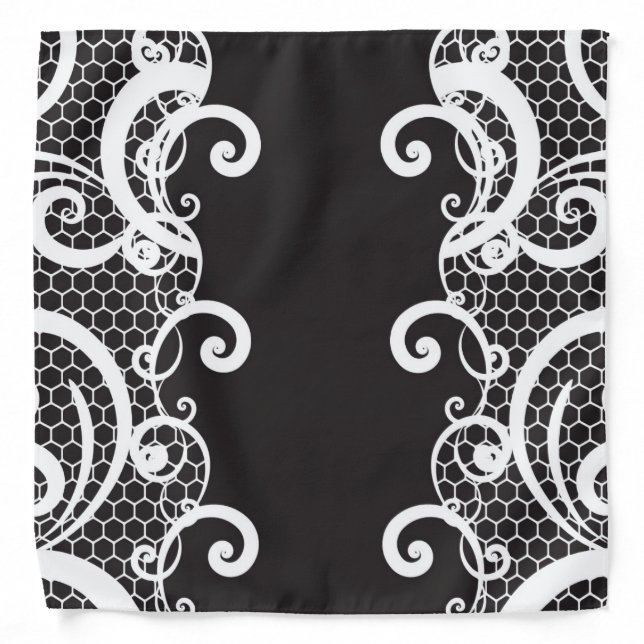 Lace background 1 bandana (Front)