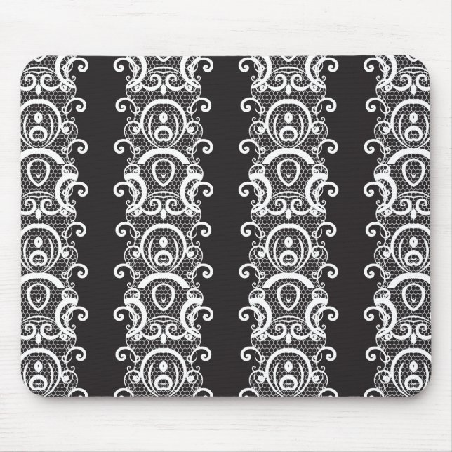 Lace background 1 mouse pad (Front)