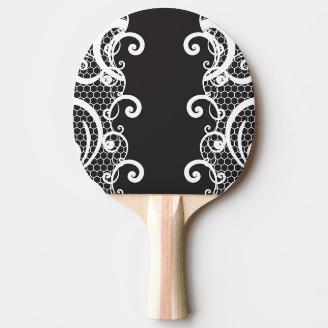 Lace background 1 Ping-Pong paddle (Front)