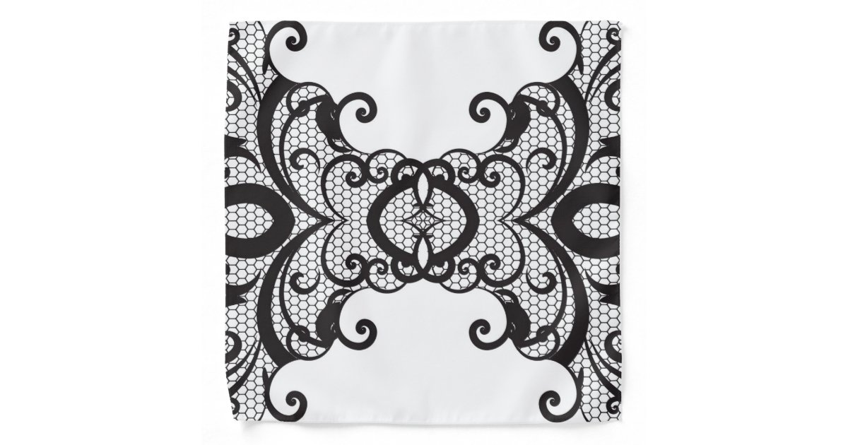 Lace background 2 bandana | Zazzle