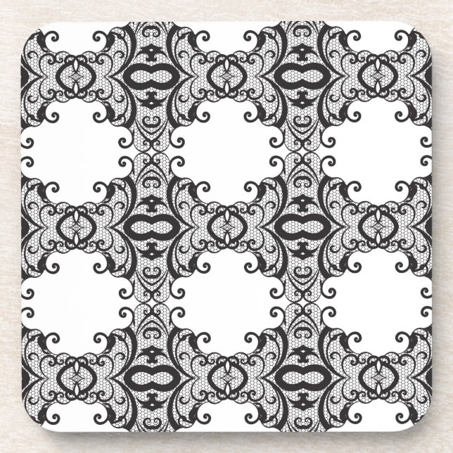 Lace background 2 coaster (Front)