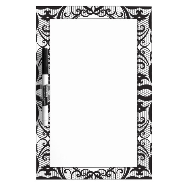 Lace background 2 Dry-Erase board (Front)
