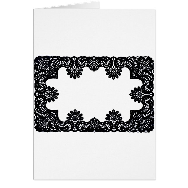 Lace Black & White The MUSEUM Zazzle Gifts (Front)