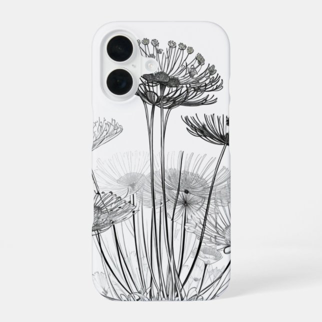 Lace Bloom Iphone Case (Back)