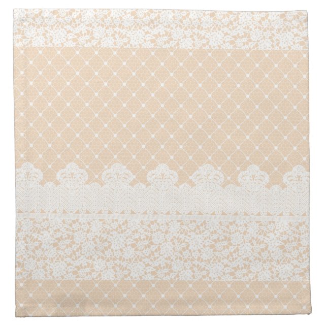 Lace Border Cloth Napkin (Front)