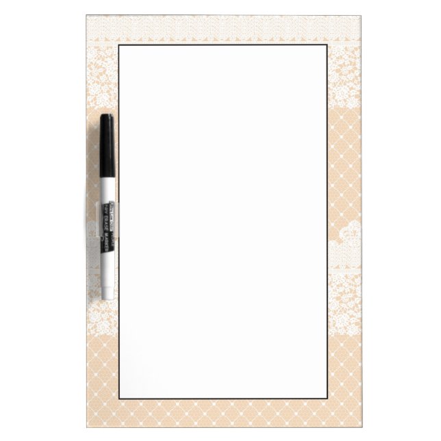 Lace Border Dry Erase Board (Front)