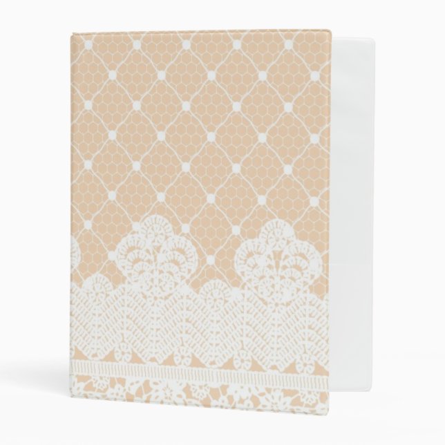 Lace Border Mini Binder (Front/Inside)