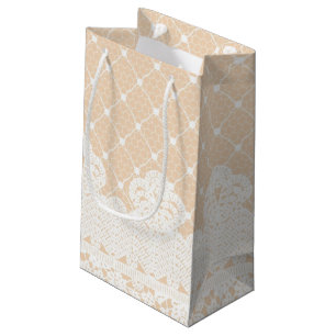 Lace Border Small Gift Bag
