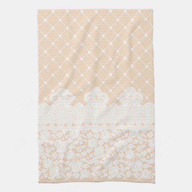 Lace Border Towel (Vertical)