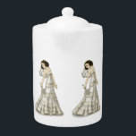 Lace Bride Teapot<br><div class="desc">Original artwork by Thedustyphoenix.com</div>
