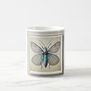 Lace Bug 010924IREF207 - Watercolor Coffee Mug