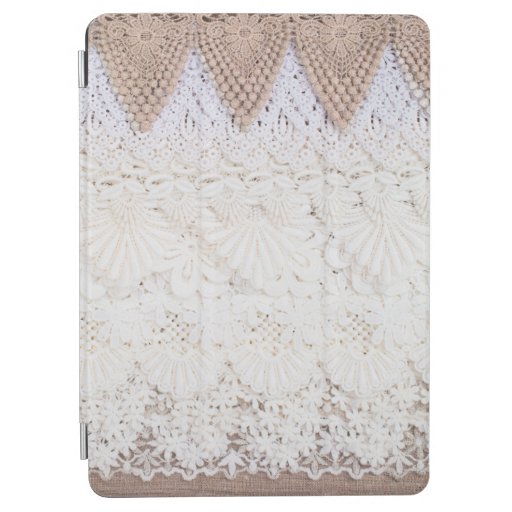 Lace cloth background and texture iPad air cover