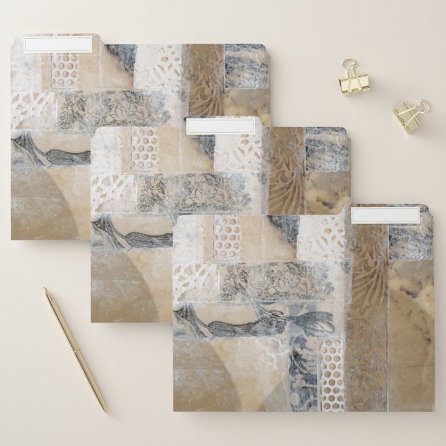 Lace Collage I File Folder (Set)