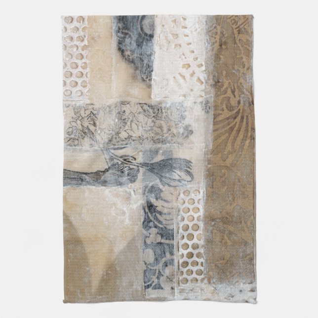 Lace Collage I Kitchen Towel (Vertical)