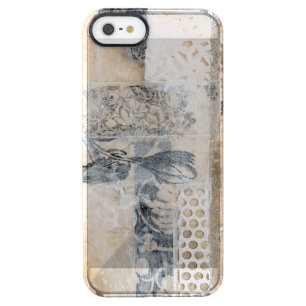 Lace Collage I Clear iPhone SE/5/5s Case